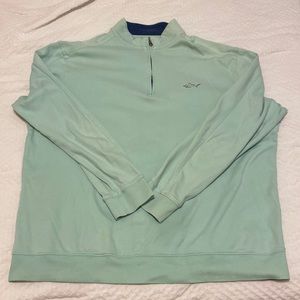 XXL Mint Greg Norman long sleeve 1/4 zip